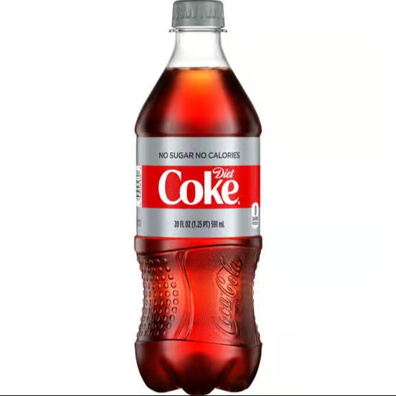 20oz Diet Coke.