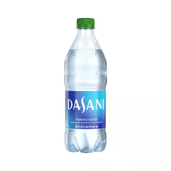 20oz Dasani Water.